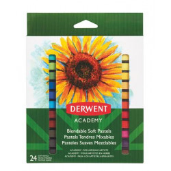 Pasztell kréta, DERWENT "Academy", 24 különböző szín