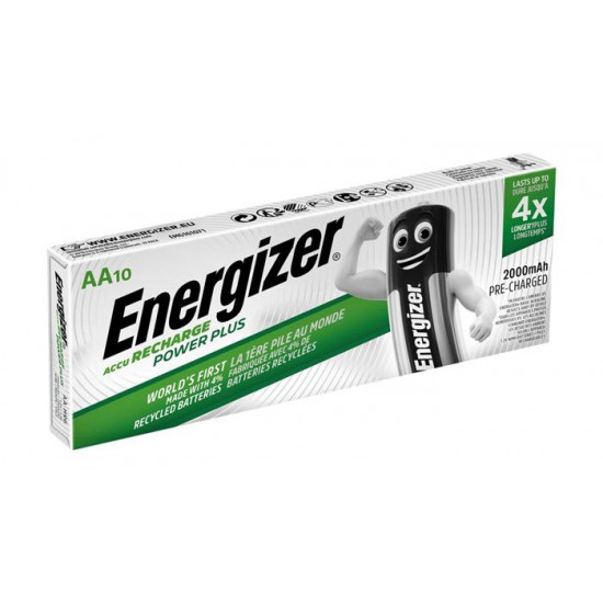 Tölthető elem, AA ceruza, 10x2000 mAh, előtöltött, ENERGIZER "Extreme"