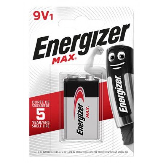 Elem, 9V, 1 db, ENERGIZER "Max"