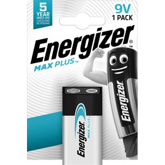 Elem, 9V, 1db, ENERGIZER, "Max Plus"