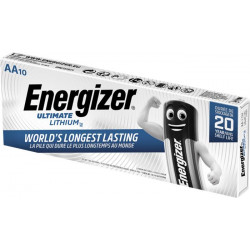 Elem, AA ceruza, 10 db, lítium, ENERGIZER "Ultimate Lithium" Elem, AA ceruza, 10 db, lítium, ENERGIZER "Ultimate Lithium"