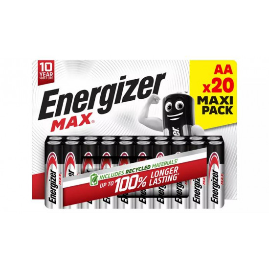 Elem, AA ceruza, 20 db, ENERGIZER "Max" Elem, AA ceruza, 20 db, ENERGIZER "Max"