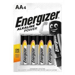 Elem, AA ceruza, 4 db, ENERGIZER "Alkaline Power" Elem, AA ceruza, 4 db, ENERGIZER "Alkaline Power"
