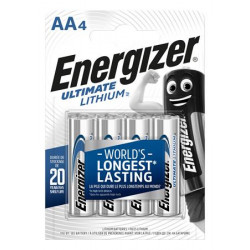 Elem, AA ceruza, 4 db, Lítium, ENERGIZER "Ultimate Lithium" Elem, AA ceruza, 4 db, Lítium, ENERGIZER "Ultimate Lithium"