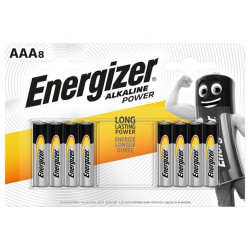 Elem, AAA mikro, 8 db, ENERGIZER "Alkaline Power" Elem, AAA mikro, 8 db, ENERGIZER "Alkaline Power"