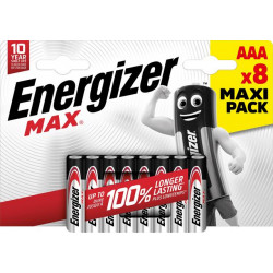 Elem, AAA mikro, 8 db, ENERGIZER "Max" Elem, AAA mikro, 8 db, ENERGIZER "Max"