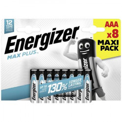 Elem, AAA mikro, 8 db, ENERGIZER "Max Plus" Elem, AAA mikro, 8 db, ENERGIZER "Max Plus"
