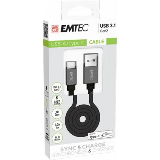 USB kábel, USB-A - USB-C 3.1Gen2, EMTEC "T700CU3"