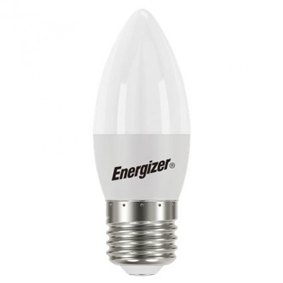 LED izzó, E27, gyertya, 4,9W (40W), 470lm, 3000K, ENERGIZER