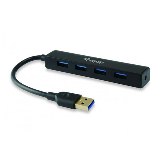 USB elosztó-HUB, 4 port, USB 3.2, EQUIP "Life"