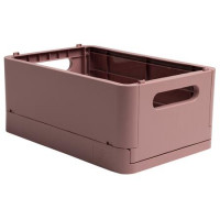 Tárolódoboz, A5+, összecsukható, EXACOMPTA "Skandi", rózsaszín Tárolódoboz, A5+, összecsukható, EXACOMPTA "Skandi", rózsaszín
