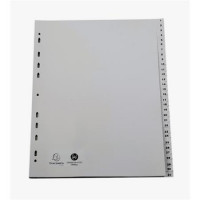Regiszter, műanyag, A4+, 1-31, EXACOMPTA, szürke Regiszter, műanyag, A4+, 1-31, EXACOMPTA, szürke