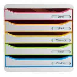 Irattároló, műanyag, 5 fiókos, EXACOMPTA "Big-Box Plus Blackoffice Iderama" Irattároló, műanyag, 5 fiókos, EXACOMPTA "Big-Box Plus Blackoffice Iderama"