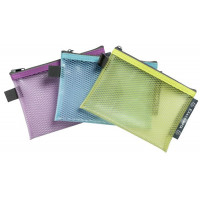 Rendszerező tasak, cipzáras, hálós, A6, EXACOMPTA "Pop`NCo", vegyes Rendszerező tasak, cipzáras, hálós, A6, EXACOMPTA "Pop`NCo", vegyes