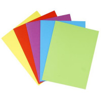 Irattároló mappa, 2 zsebes, A4, 25 db, EXACOMPTA "Rock`s", 5 különböző szín