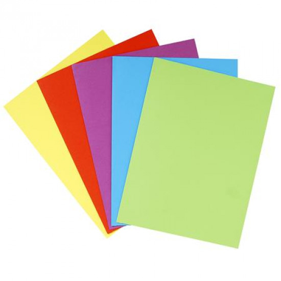 Irattároló mappa, 2 zsebes, A4, 25 db, EXACOMPTA "Rock`s", 5 különböző szín