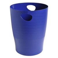 Papírkosár, 15 liter, PP, EXACOMPTA "Ecobin", sötétkék