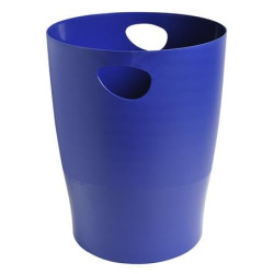Papírkosár, 15 liter, PP, EXACOMPTA "Ecobin", sötétkék