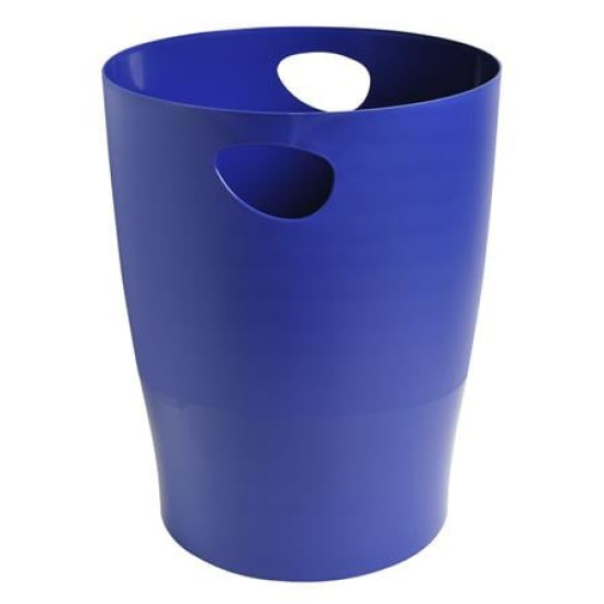 Papírkosár, 15 liter, PP, EXACOMPTA "Ecobin", sötétkék Papírkosár, 15 liter, PP, EXACOMPTA "Ecobin", sötétkék