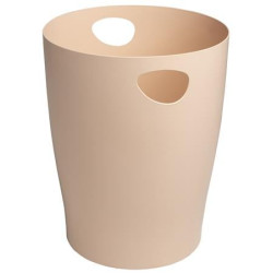Papírkosár, 15 liter, PP, EXACOMPTA "Ecobin Skandi", nude