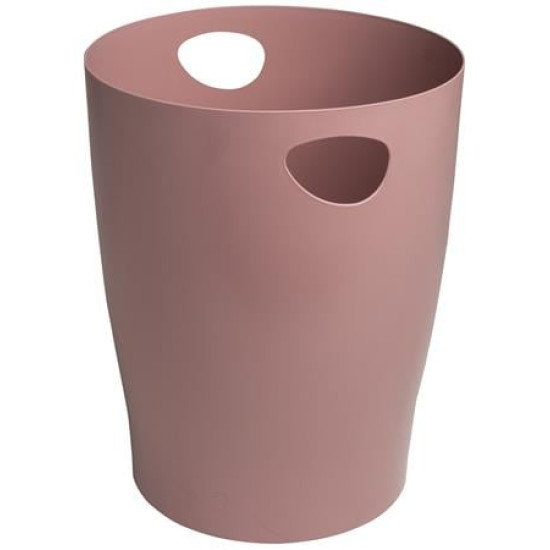 Papírkosár, 15 liter, PP, EXACOMPTA "Ecobin Skandi", púderrózsaszín Papírkosár, 15 liter, PP, EXACOMPTA "Ecobin Skandi", púderrózsaszín
