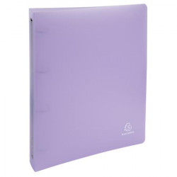 Gyűrűs könyv, 4 gyűrű, 40 mm, A4, EXACOMPTA, pasztell lila Gyűrűs könyv, 4 gyűrű, 40 mm, A4, EXACOMPTA, pasztell lila