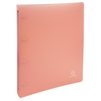 Gyűrűs könyv, 4 gyűrű, 40 mm, A4, EXACOMPTA, pasztell korall Gyűrűs könyv, 4 gyűrű, 40 mm, A4, EXACOMPTA, pasztell korall