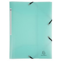 Gumis mappa, PP, A4, EXACOMPTA "Chromaline Pastel", zöld Gumis mappa, PP, A4, EXACOMPTA "Chromaline Pastel", zöld