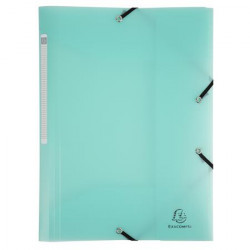 Gumis mappa, PP, A4, EXACOMPTA "Chromaline Pastel", zöld Gumis mappa, PP, A4, EXACOMPTA "Chromaline Pastel", zöld