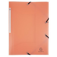 Gumis mappa, PP, A4, EXACOMPTA "Chromaline Pastel", korall Gumis mappa, PP, A4, EXACOMPTA "Chromaline Pastel", korall