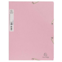 Gumis mappa, prespán, A4, 15 mm, EXACOMPTA, "Autentik", rózsaszín Gumis mappa, prespán, A4, 15 mm, EXACOMPTA, "Autentik", rózsaszín
