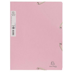 Gumis mappa, prespán, A4, 15 mm, EXACOMPTA, "Autentik", rózsaszín Gumis mappa, prespán, A4, 15 mm, EXACOMPTA, "Autentik", rózsaszín