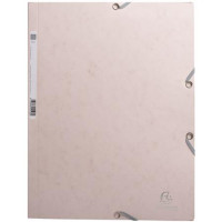 Gumis mappa, prespán, A4, EXACOMPTA "Skandi", nude Gumis mappa, prespán, A4, EXACOMPTA "Skandi", nude