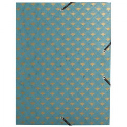 Gumis mappa, karton, A4, 40 mm, EXACOMPTA "Néo Déco", vegyes színek