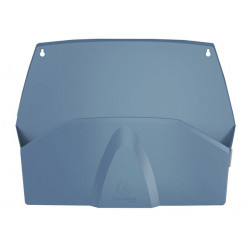 Fali rendszerező, 1 rekeszes, fekvő, 38,2x28,9x7,2 cm, EXACOMPTA "Autentik", kékesszürke