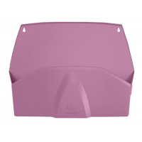 Fali rendszerező, 1 rekeszes, fekvő, 38,2x28,9x7,2 cm, EXACOMPTA "Autentik", rózsaszín