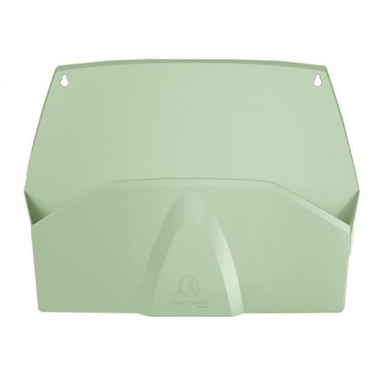 Fali rendszerező, 1 rekeszes, fekvő, 38,2x28,9x7,2 cm, EXACOMPTA "Autentik", zsályazöld