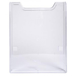 Katalógustartó elem, A4, álló, EXACOMPTA "Office", áttetsző, dupla