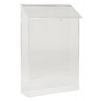 Katalógustartó, kültéri, tetővel, A4, álló, EXACOMPTA, áttetsző