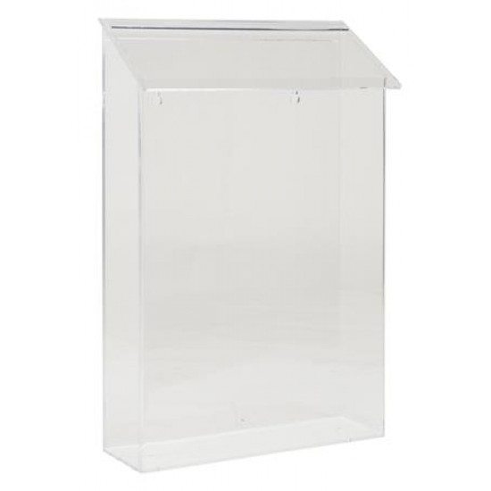 Katalógustartó, kültéri, tetővel, A4, álló, EXACOMPTA, áttetsző