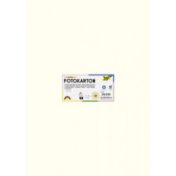 Dekorkarton, 2 oldalas, 50x70 cm, 300 g, 10 lap, FOLIA, gyöngyfehér