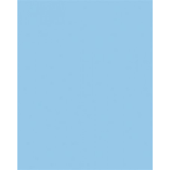 Dekorkarton, 2 oldalas, 50x70cm, 220 g, 10 lap, FOLIA, égszínkék