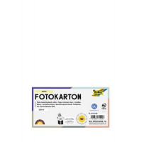Dekorkarton, 2 oldalas, A4, 300 g, 50 lap, FOLIA, fehér Dekorkarton, 2 oldalas, A4, 300 g, 50 lap, FOLIA, fehér