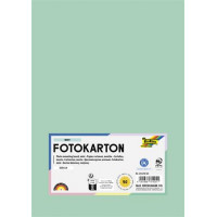 Dekorkarton, A4, 300 g, 50 lap, FOLIA, menta