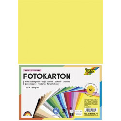 Dekorkarton, A4, 300 g, 2x25 lap, FOLIA, vegyes színek Dekorkarton, A4, 300 g, 2x25 lap, FOLIA, vegyes színek