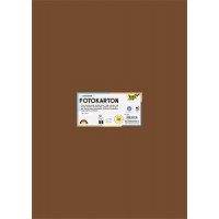 Dekorkarton, 2 oldalas, 50x70 cm, 300 g, 10 lap, FOLIA, csokoládébarna Dekorkarton, 2 oldalas, 50x70 cm, 300 g, 10 lap, FOLIA, csokoládébarna