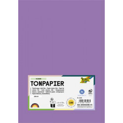 Színes papír, A4, 130 g, 100 lap, FOLIA, sötét orgonalila