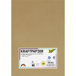 Kraft papír, A4, 120 g, 100 lap, FOLIA Kraft papír, A4, 120 g, 100 lap, FOLIA