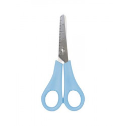 Olló, iskolai, kerekített, 13,5 cm, FOLIA, vegyes színek