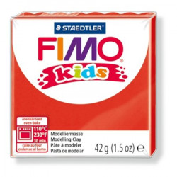 Gyurma, 42 g, égethető, FIMO "Kids", piros Gyurma, 42 g, égethető, FIMO "Kids", piros